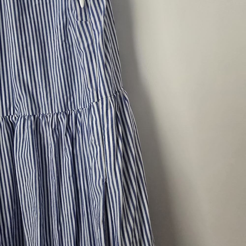 J. Crew Light Blue Striped Maxi Dress - Picture 9 of 9